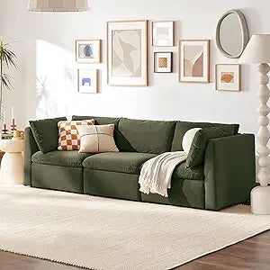 Oversized Modular Sectional Sofa with Fully Removable Covers and Storage, Convertible U & L Shaped Sectionals, Modern Cloud Couch