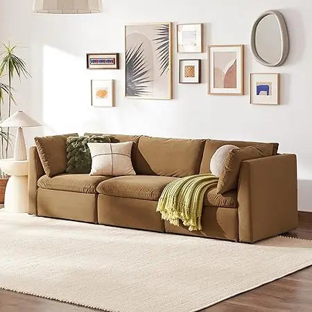 Oversized Modular Sectional Sofa with Fully Removable Covers and Storage, Convertible U & L Shaped Sectionals, Modern Cloud Couch